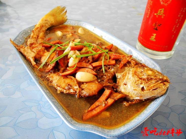 家常烧大黄鱼步骤13