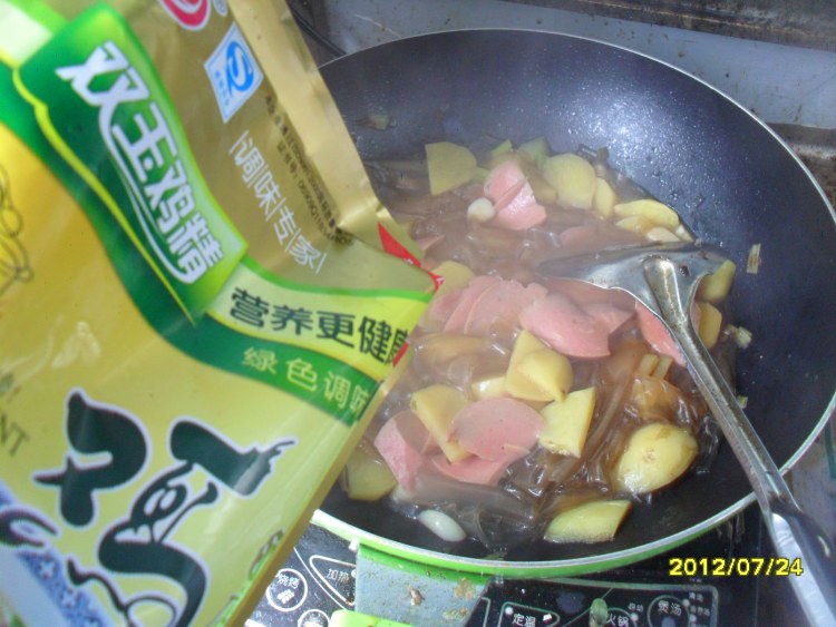 火腿土豆炖粉皮步骤18