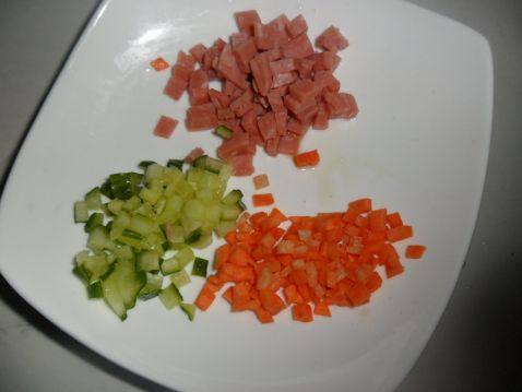 什锦蔬菜煎饼步骤1