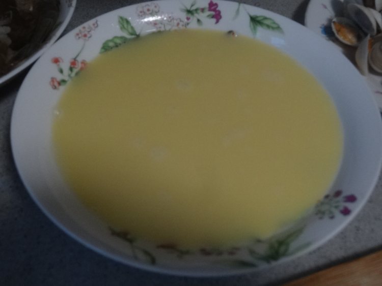 火腿蛤蜊蒸蛋步骤7