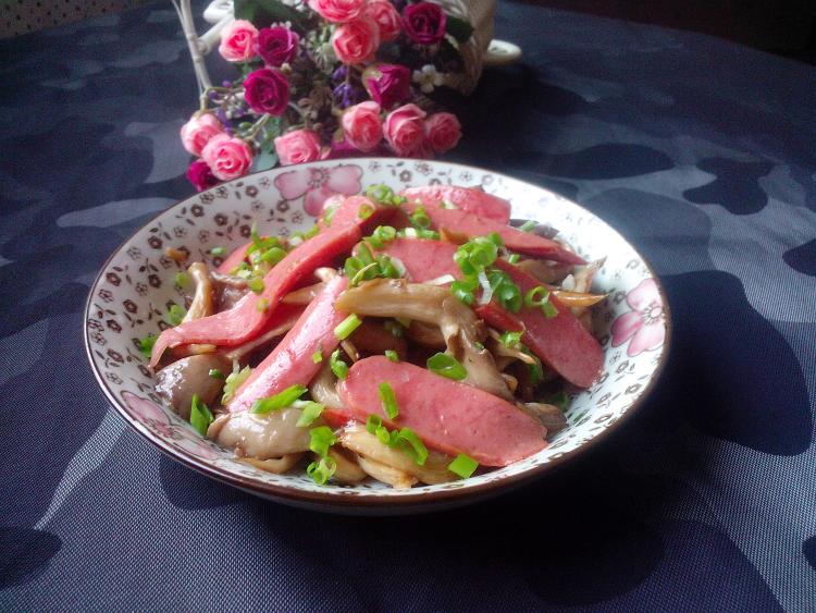 火腿炒蘑菇步骤10