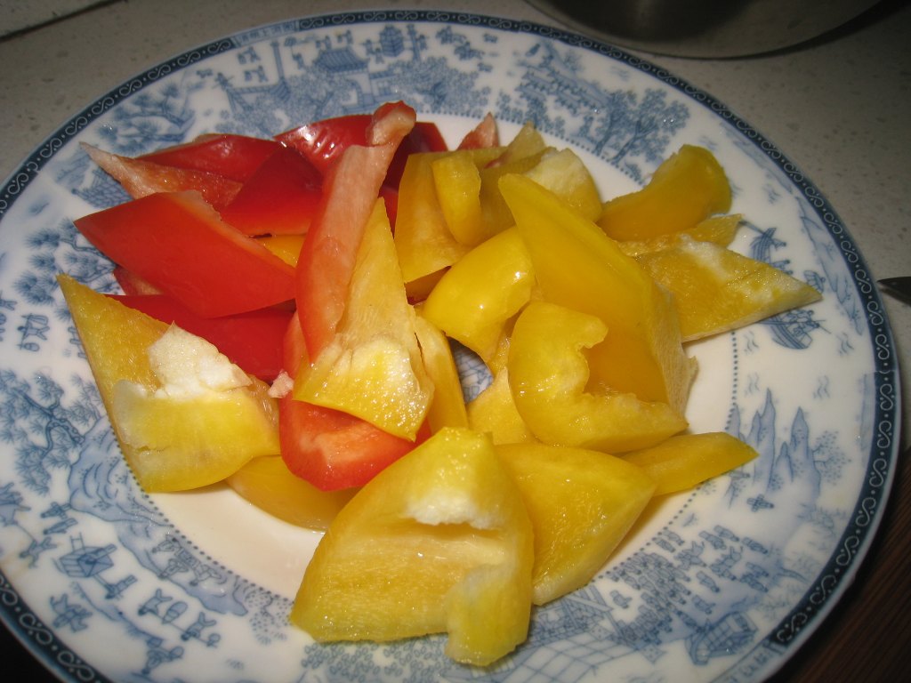 火腿炒什菜步骤3