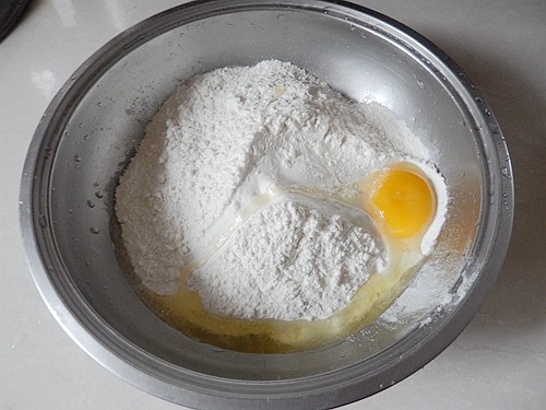 火腿豆角饼步骤4