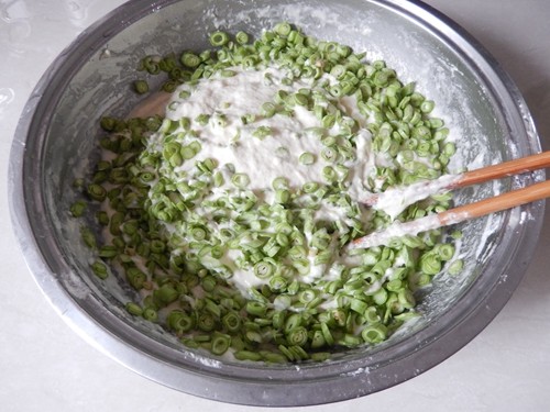 火腿豆角饼步骤6