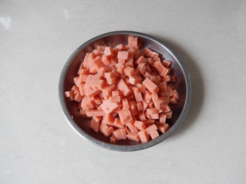 火腿豆角饼步骤3