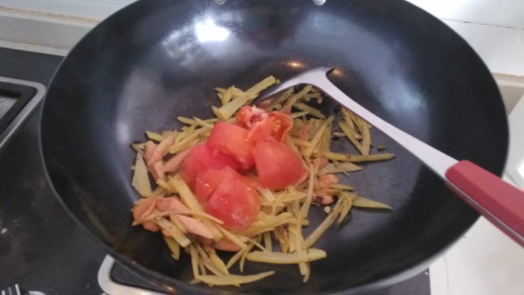 火腿西红柿酱土豆步骤7