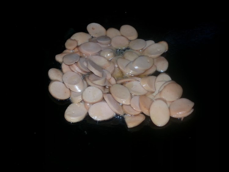 空心菜火腿炒面步骤2