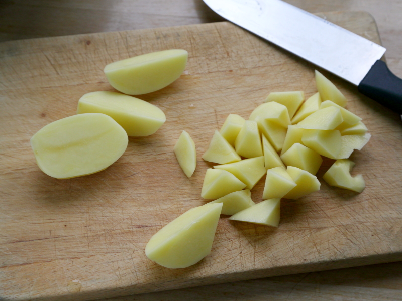 香肠土豆焖饭步骤4