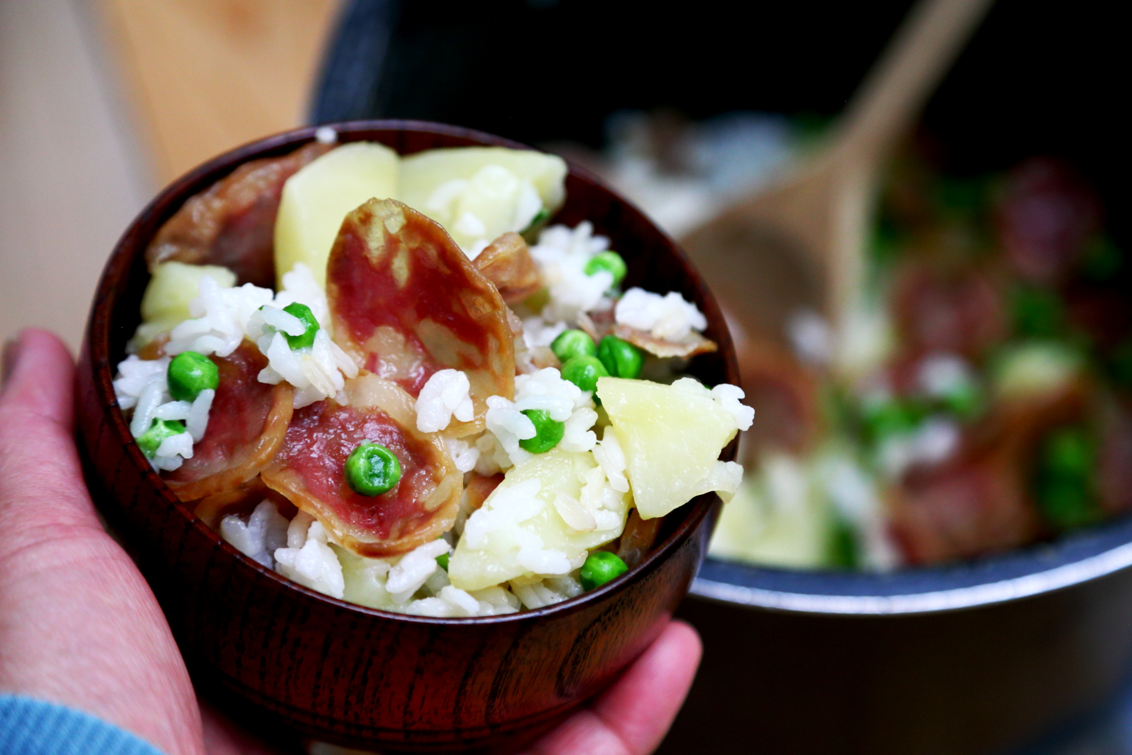 香肠土豆焖饭步骤12