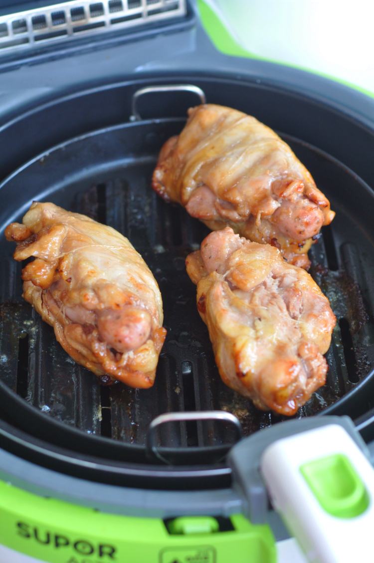 香肠鸡肉卷步骤6