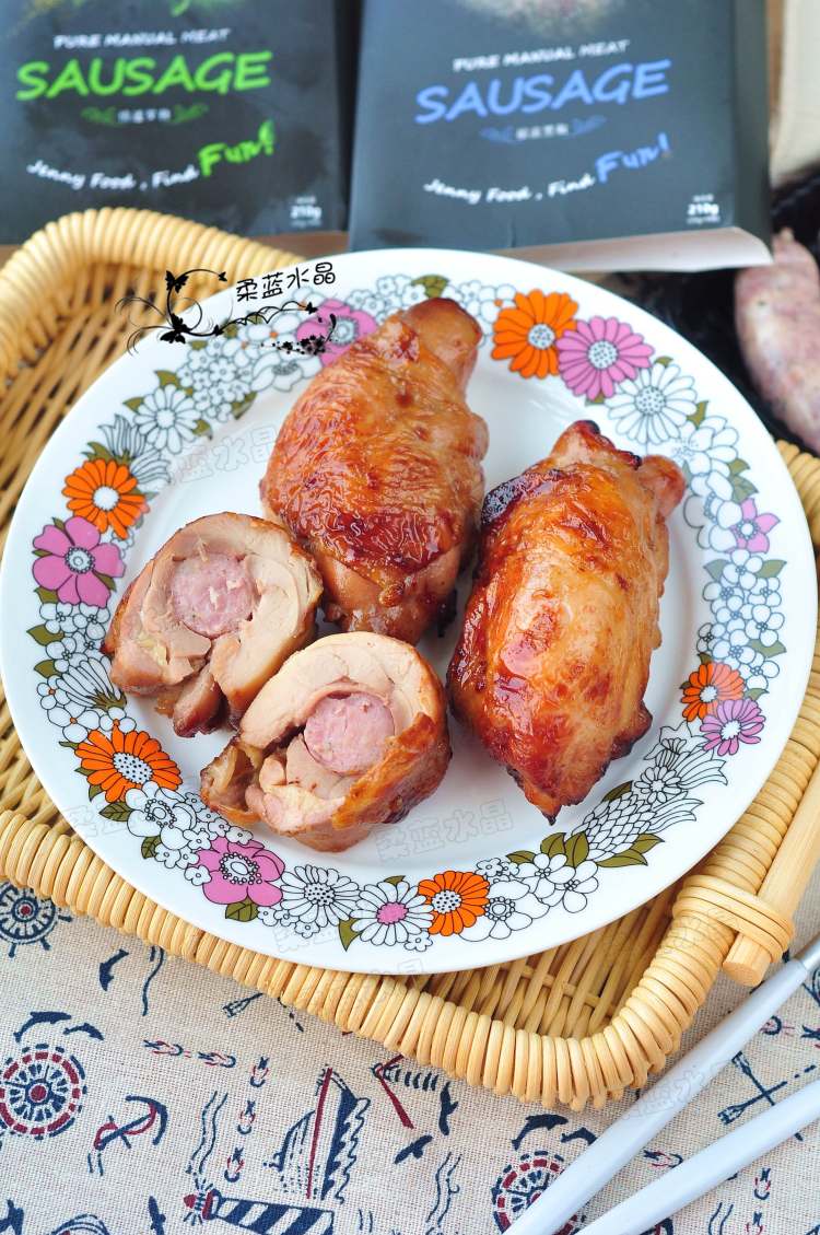 香肠鸡肉卷步骤8
