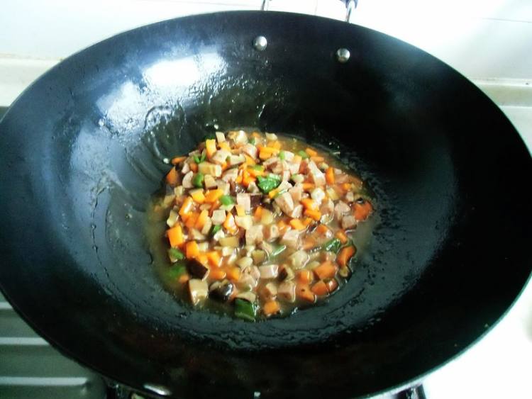 香肠盖浇饭步骤10