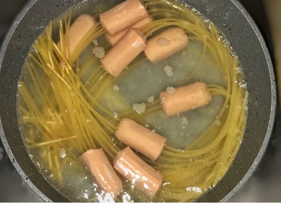 肉酱串肠意面#此刻在步骤4