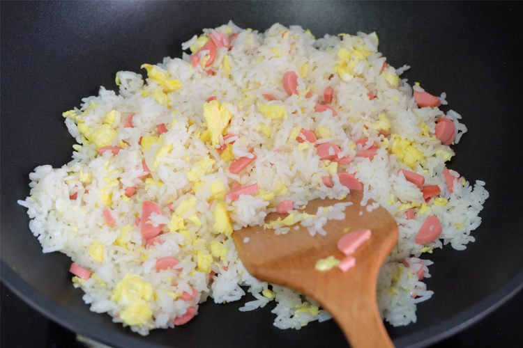 菠萝饭步骤10