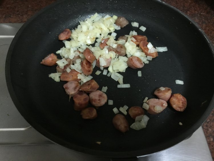 香肠玉米蛋炒饭步骤6