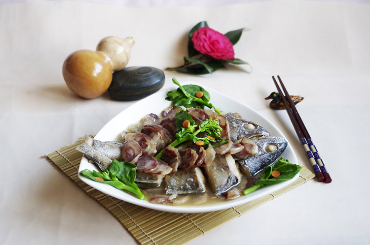 香肠蒸米鱼步骤9