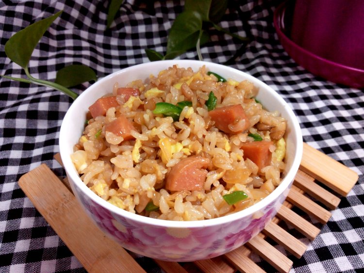 鲍菇炒饭步骤13