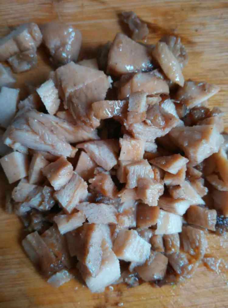 蒜臺炒饭步骤5