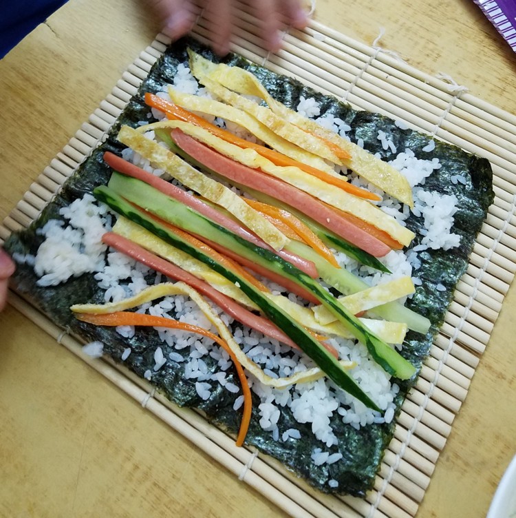 五彩寿司步骤8