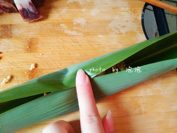 香肠蜜枣粽子#新鲜从步骤6