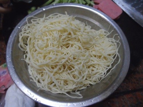 豆角炒面#多效护理一步骤1