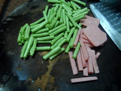 豆角炒面#多效护理一步骤2