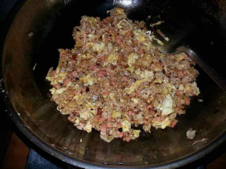 老干妈炒米饭#多效护步骤6
