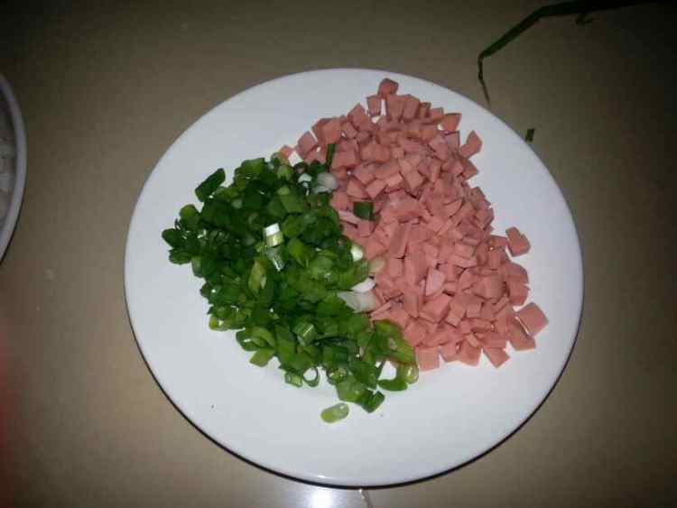 老干妈炒米饭#多效护步骤1