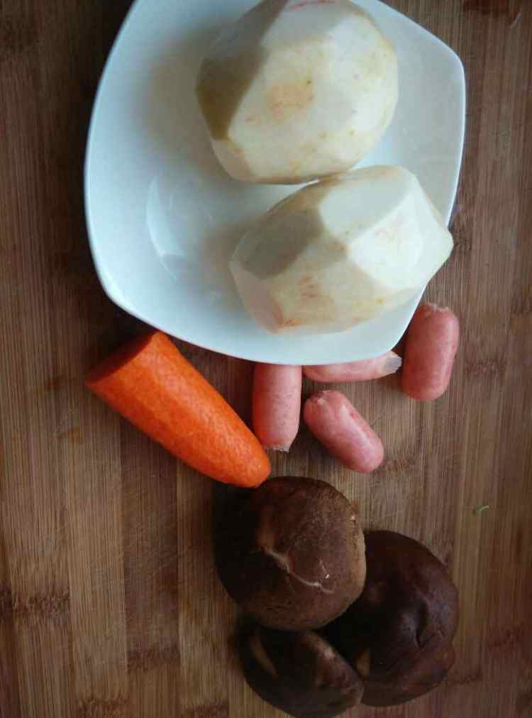 芋头香菇饭步骤2
