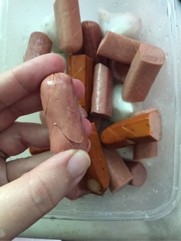 蜜汁肠仔步骤1