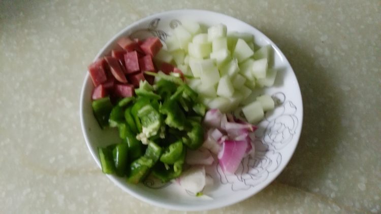 三丁炒面步骤2