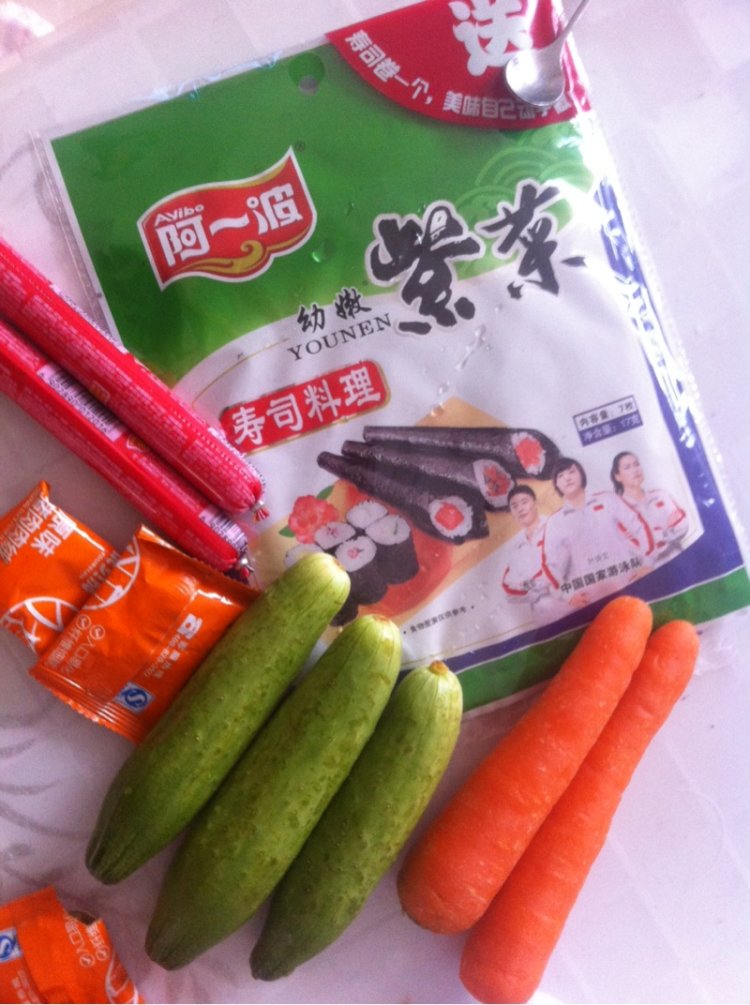 紫菜包饭简版步骤1