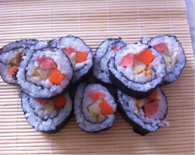 紫菜包饭简版步骤7