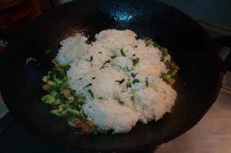 猪油渣菜饭步骤6