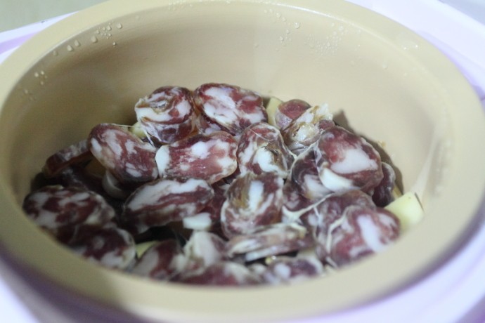 香肠土豆拌饭步骤7