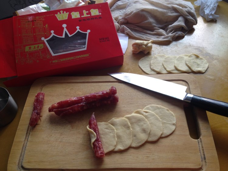 香肠玫瑰面包步骤5