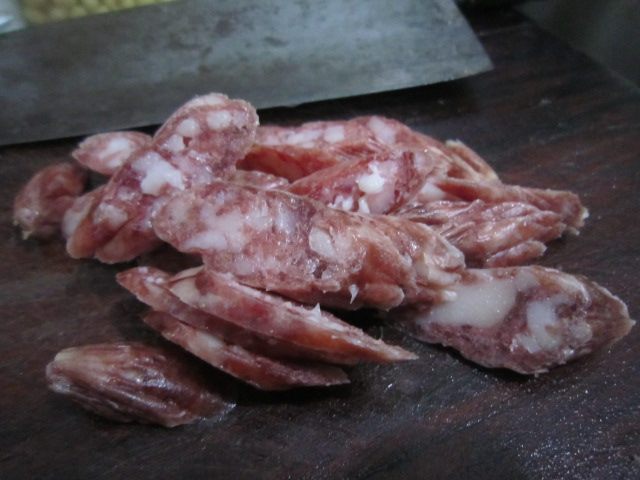 香肠肉末茄子煲步骤3