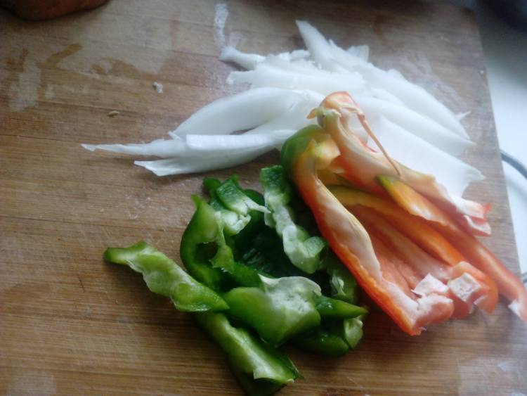 肉丝炒年糕步骤3