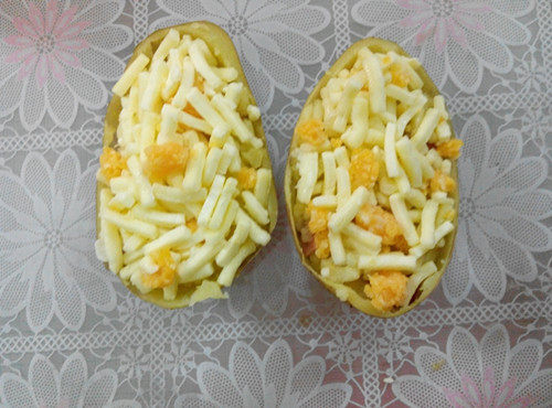 芝士香肠焗土豆泥步骤7