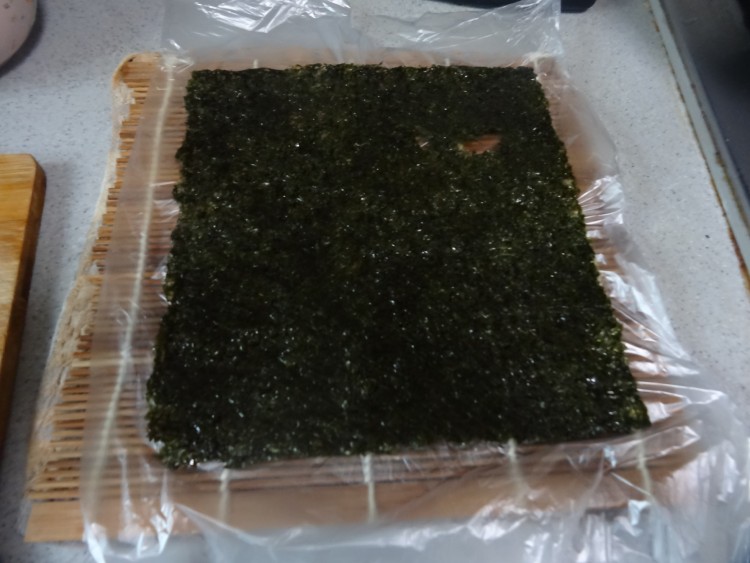 奶酪火腿寿司步骤5