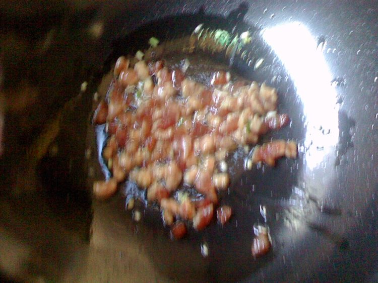 香肠肉末蒸豆腐步骤5