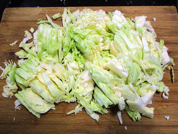 豆瓣香肠菜饭步骤3