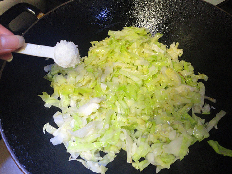 豆瓣香肠菜饭步骤6