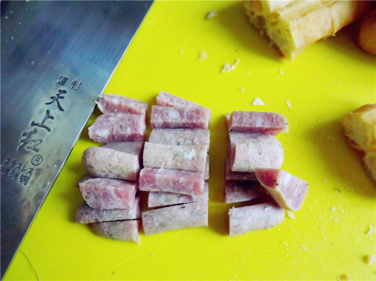油条塞肉步骤3