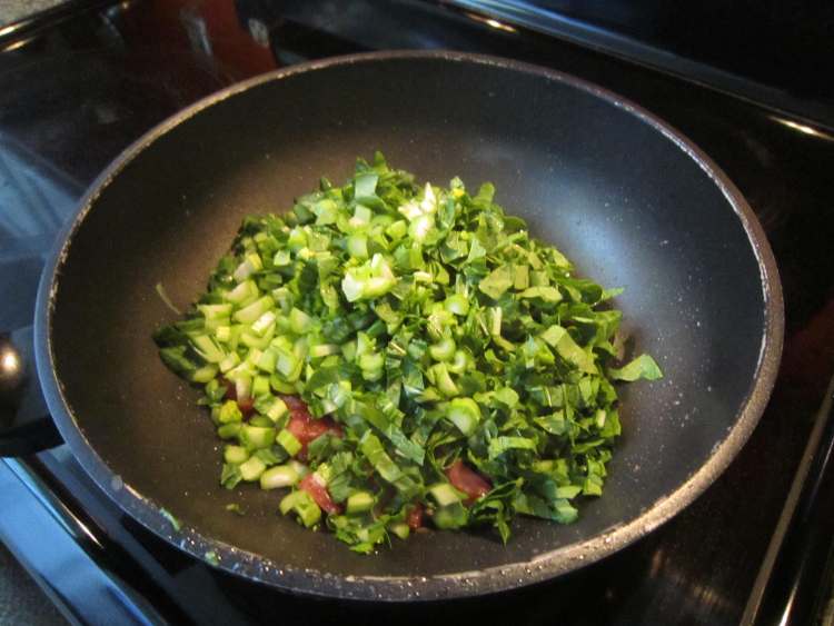 香肠芥菜炒饭步骤6