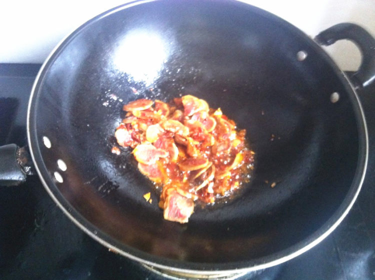 香肠烧茄子步骤5