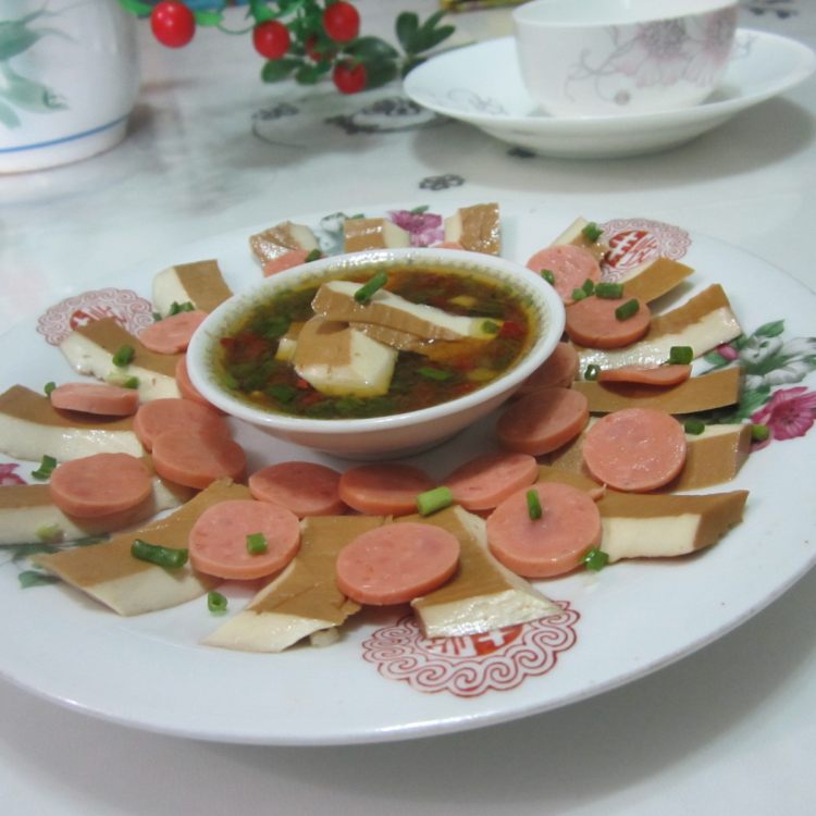 香肠卤豆腐片步骤7
