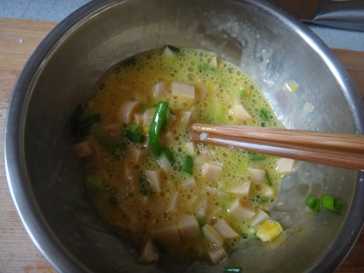 香肠蛋卷饼步骤4