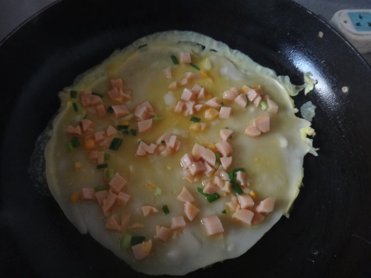 香肠蛋卷饼步骤10