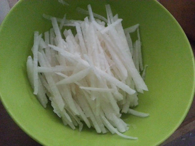 沙葛红薯粉步骤1